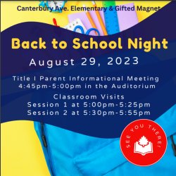 Back to School Night Flyer